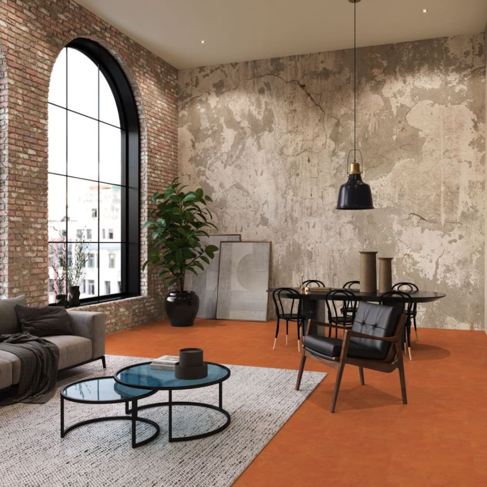 Floorlife Finsbury Rechte plank Plak PVC Oranje - Floorlife