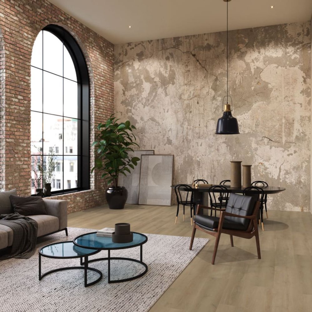 Floorlife Greenwich Rechte plank Klik PVC Beige - Floorlife