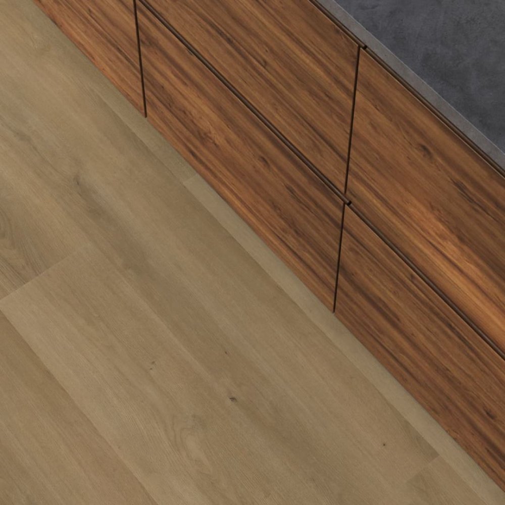 Floorlife Greenwich Rechte plank Klik PVC Donker hout - Floorlife