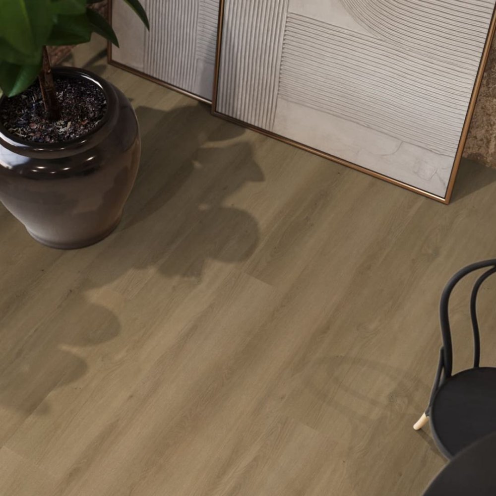Floorlife Greenwich Rechte plank Klik PVC Donker hout - Floorlife