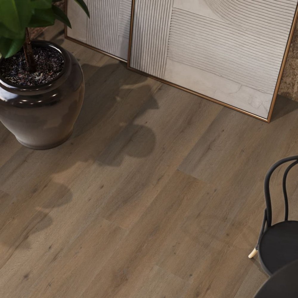 Floorlife Leyton Rechte plank Klik PVC Grijs - Floorlife