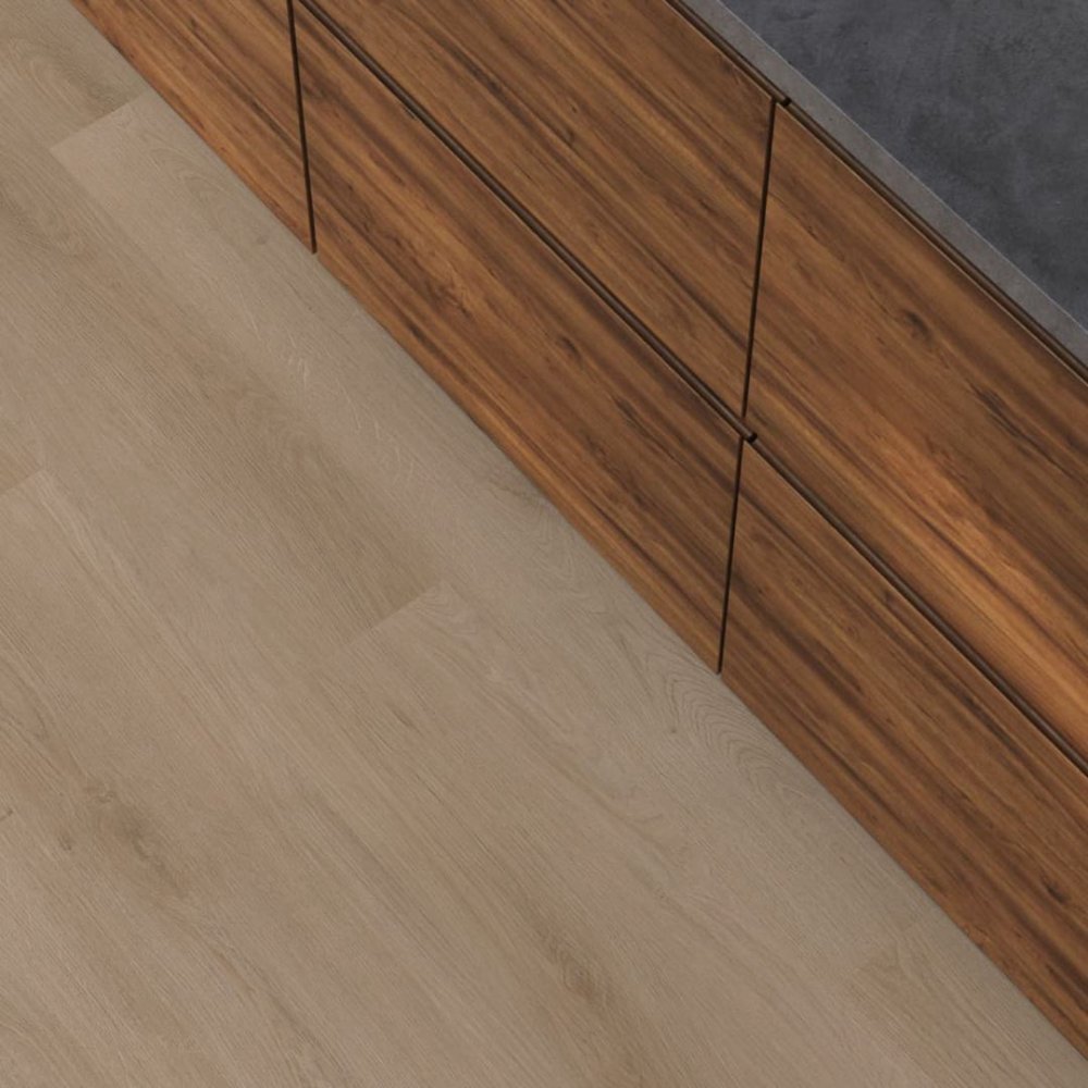 Floorlife Merton Rechte plank Klik PVC Donker hout - Floorlife