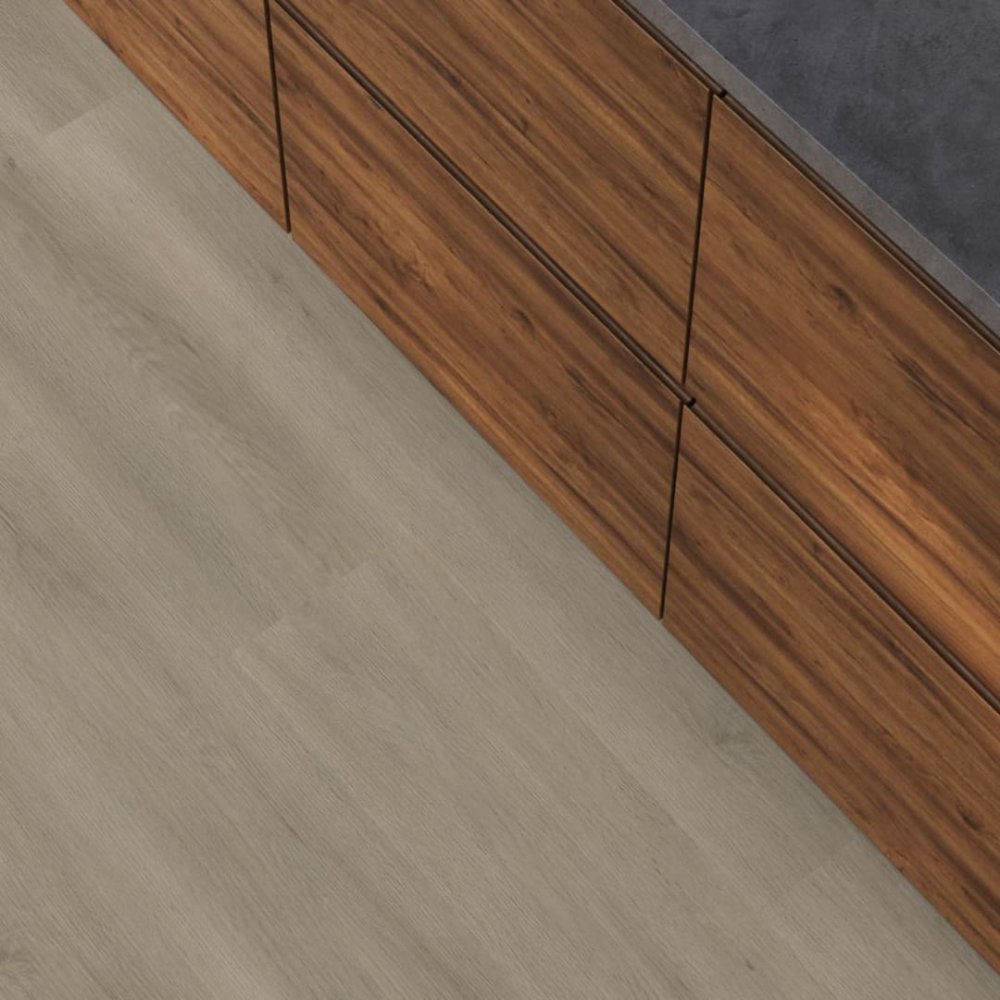 Floorlife Newham Rechte plank Klik PVC Grijs - Floorlife
