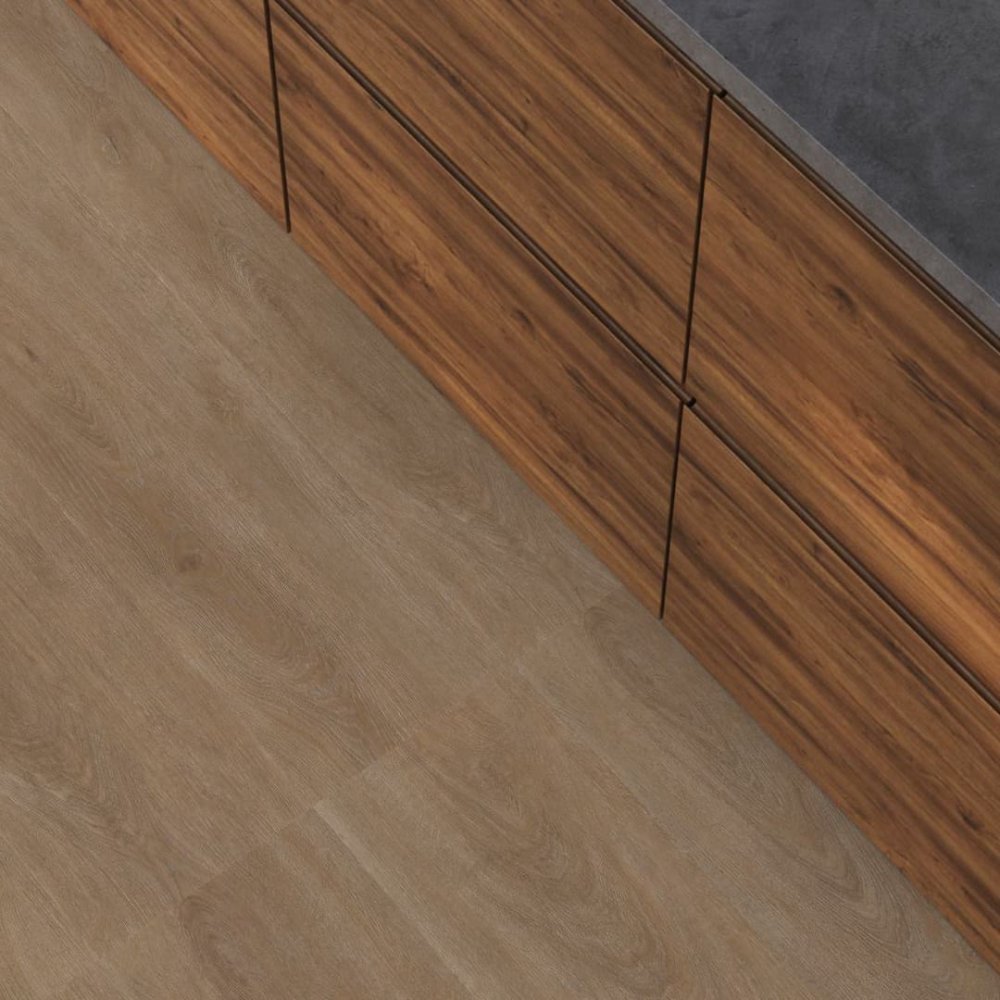 Floorlife Parramatta Rechte plank Klik PVC Donker hout - Floorlife
