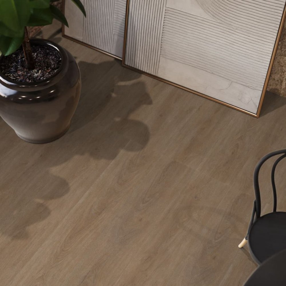 Floorlife Parramatta Rechte plank Klik PVC Donker hout - Floorlife