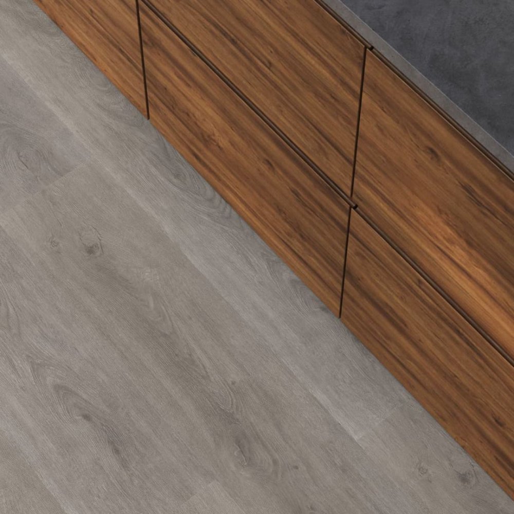 Floorlife Parramatta Rechte plank Klik PVC Grijs - Floorlife