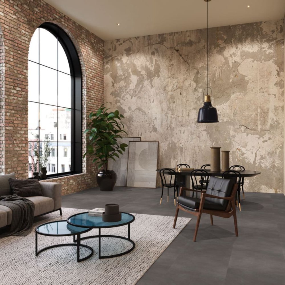 Floorlife Peckham Rechte plank Klik PVC Grijs - Floorlife