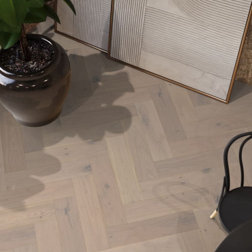 Floorlife Reseda Rechte plank Parket Wit - Floorlife