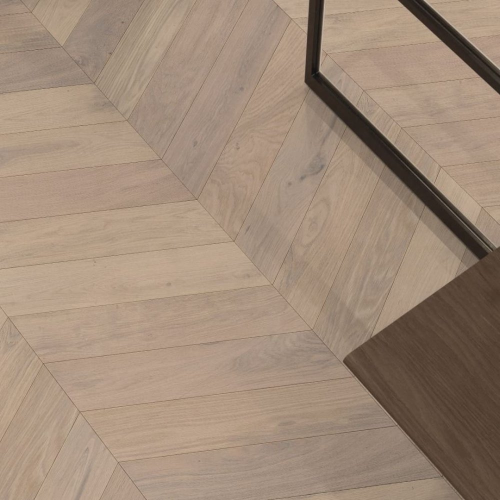 Floorlife Silver Lake Hongaarse punt Parket Wit - Floorlife