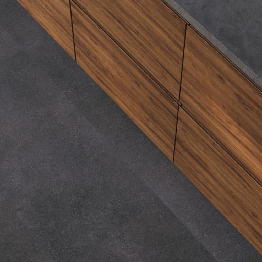 Floorlife Southwark Rechte plank Klik PVC Antraciet - Floorlife