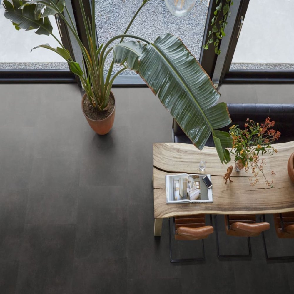 Floorlife Southwark Tegellook Plak PVC Antraciet