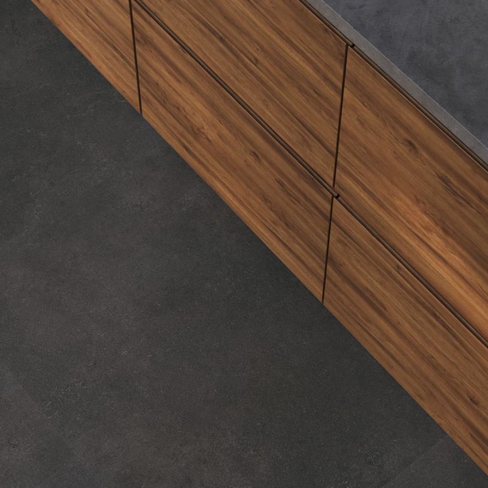 Floorlife Southwark Tegellook Plak PVC Antraciet - Floorlife