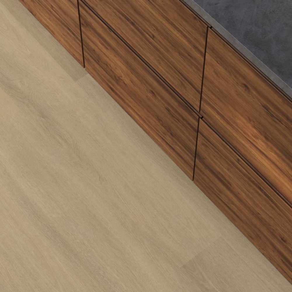 Floorlife Sutton Rechte plank Plak PVC Beige - Floorlife