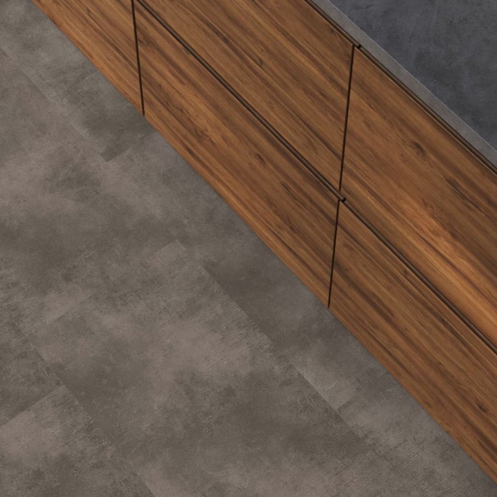 Floorlife The Rocks Rechte plank Plak PVC Grijs - Floorlife
