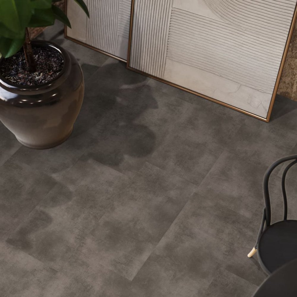 Floorlife The Rocks Rechte plank Plak PVC Grijs - Floorlife