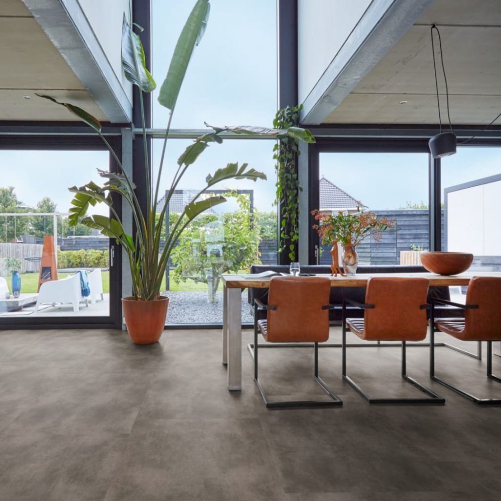 Floorlife The Rocks Tegellook Plak PVC Grijs - Floorlife