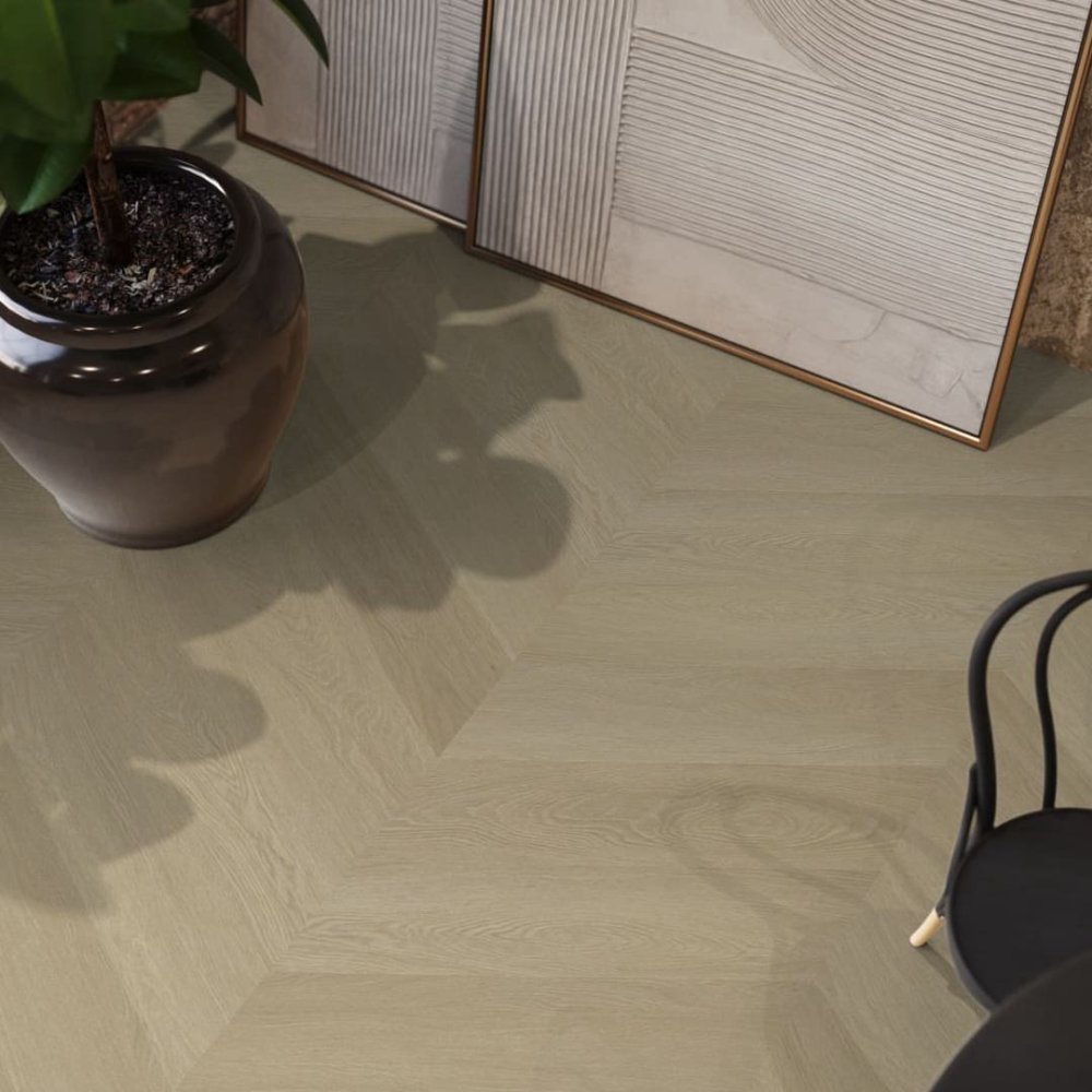 Floorlife YUP Fulham Hongaarse punt Plak PVC Naturel - Floorlife