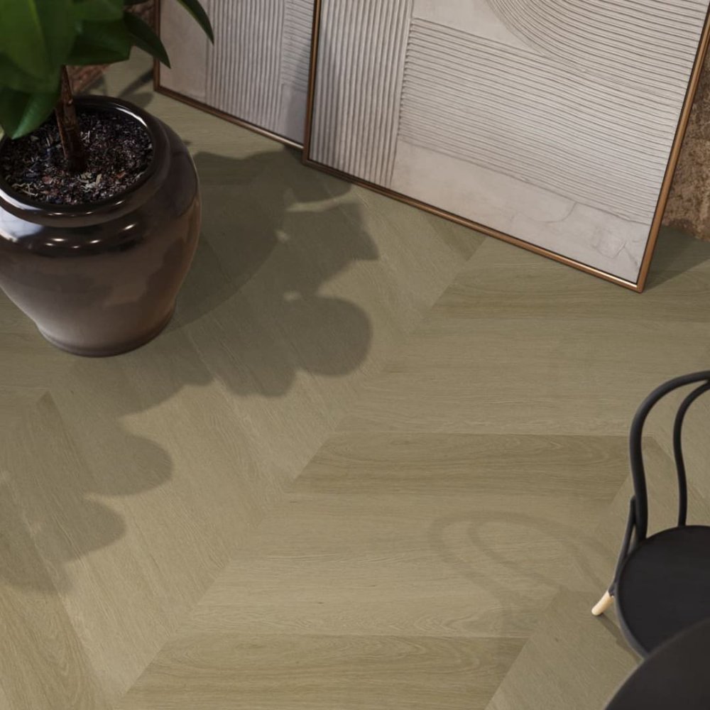 Floorlife YUP Fulham Hongaarse punt Plak PVC Naturel - Floorlife
