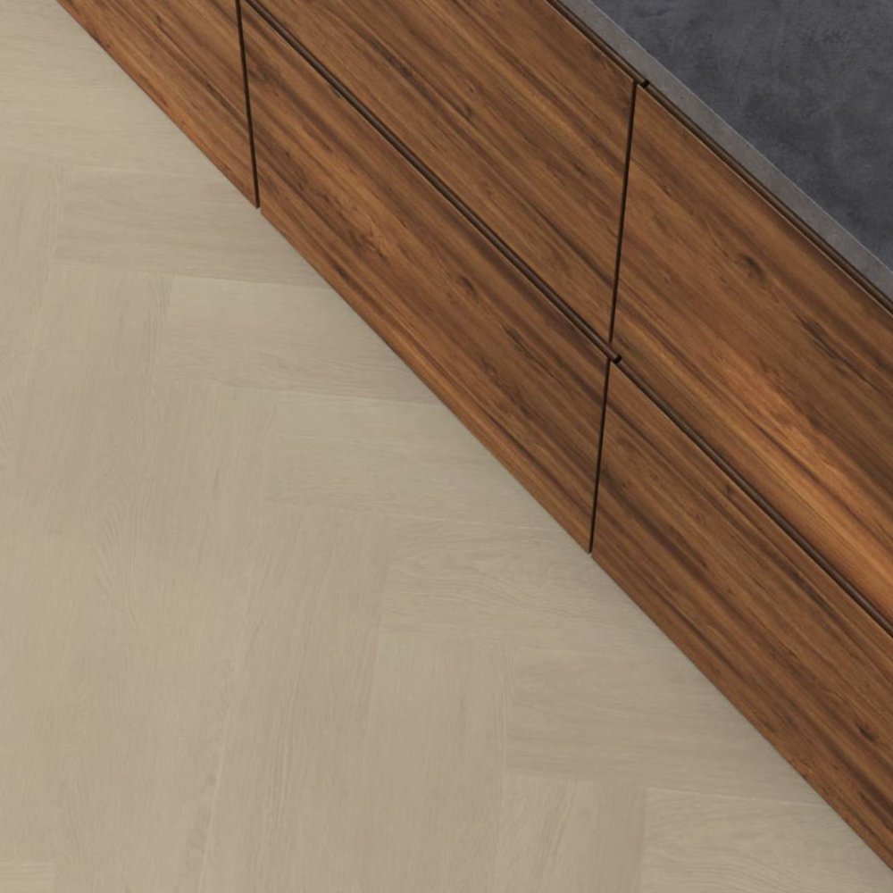 Floorlife YUP Fulham Visgraat Klik PVC Beige - Floorlife