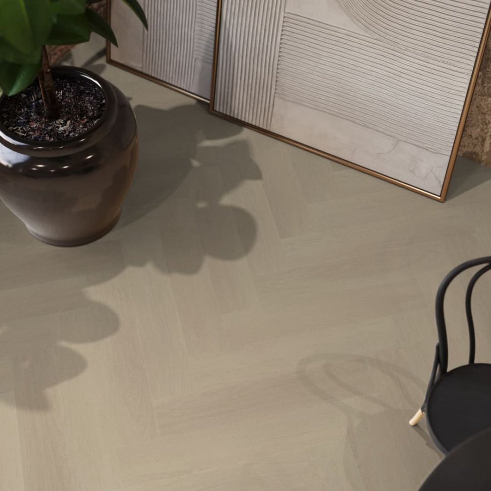 Floorlife YUP Fulham Visgraat Klik PVC Beige - Floorlife