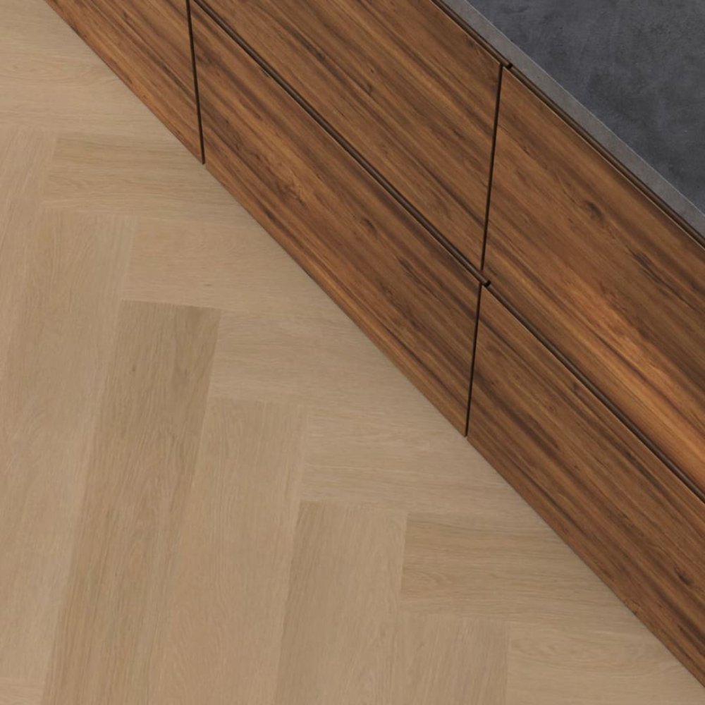 Floorlife YUP Fulham Visgraat Klik PVC Donker hout - Floorlife