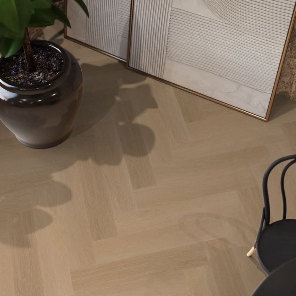 Floorlife YUP Fulham Visgraat Klik PVC Donker hout - Floorlife