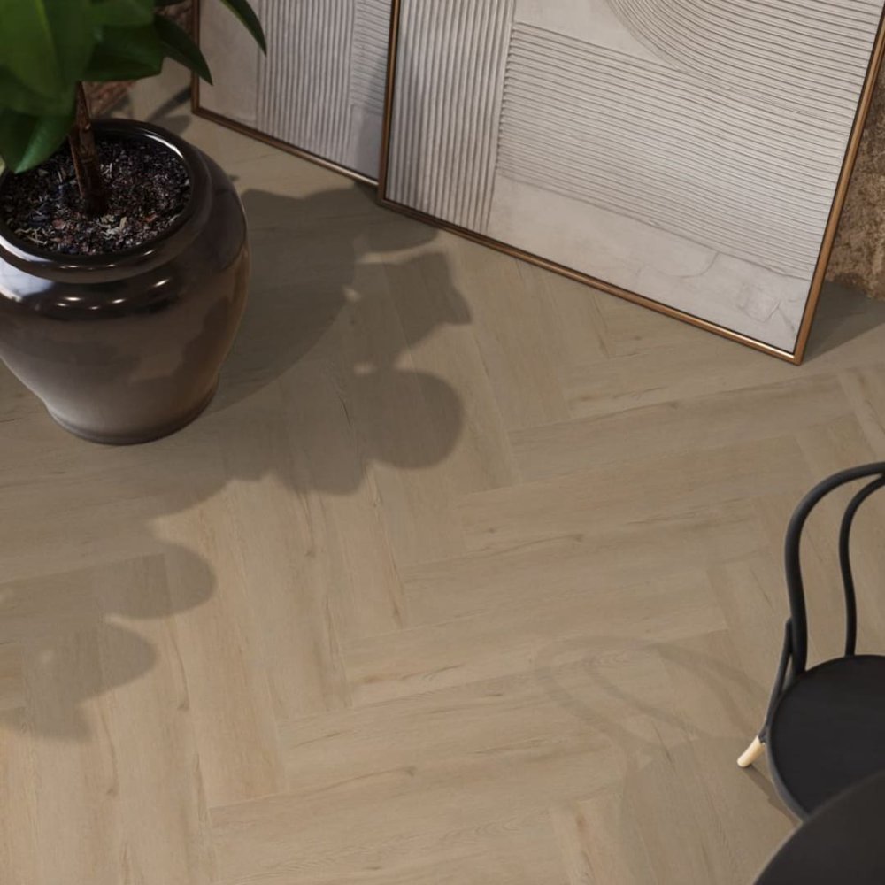 Floorlife YUP Leyton Visgraat Klik PVC Beige - Floorlife