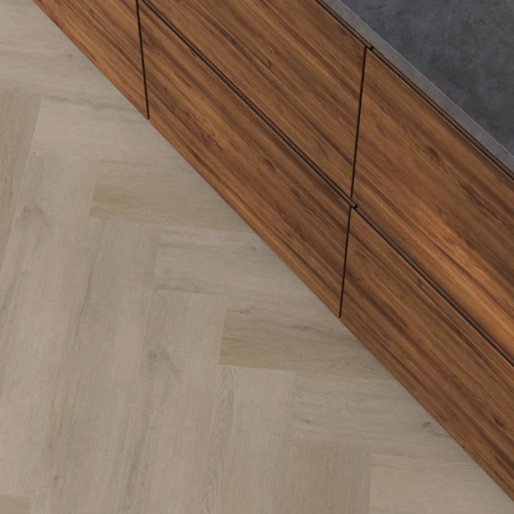 Floorlife YUP Leyton Visgraat Klik PVC Licht hout - Floorlife