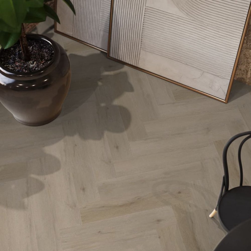 Floorlife YUP Leyton Visgraat Klik PVC Licht hout - Floorlife