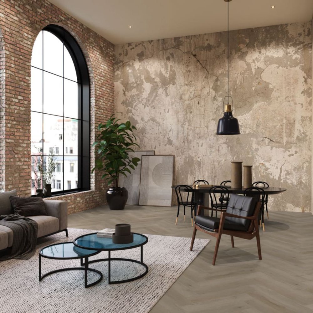 Floorlife YUP Leyton Visgraat Klik PVC Licht hout - Floorlife