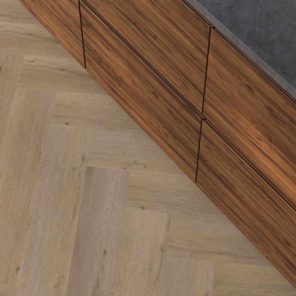 Floorlife YUP Leyton Visgraat Klik PVC Naturel - Floorlife