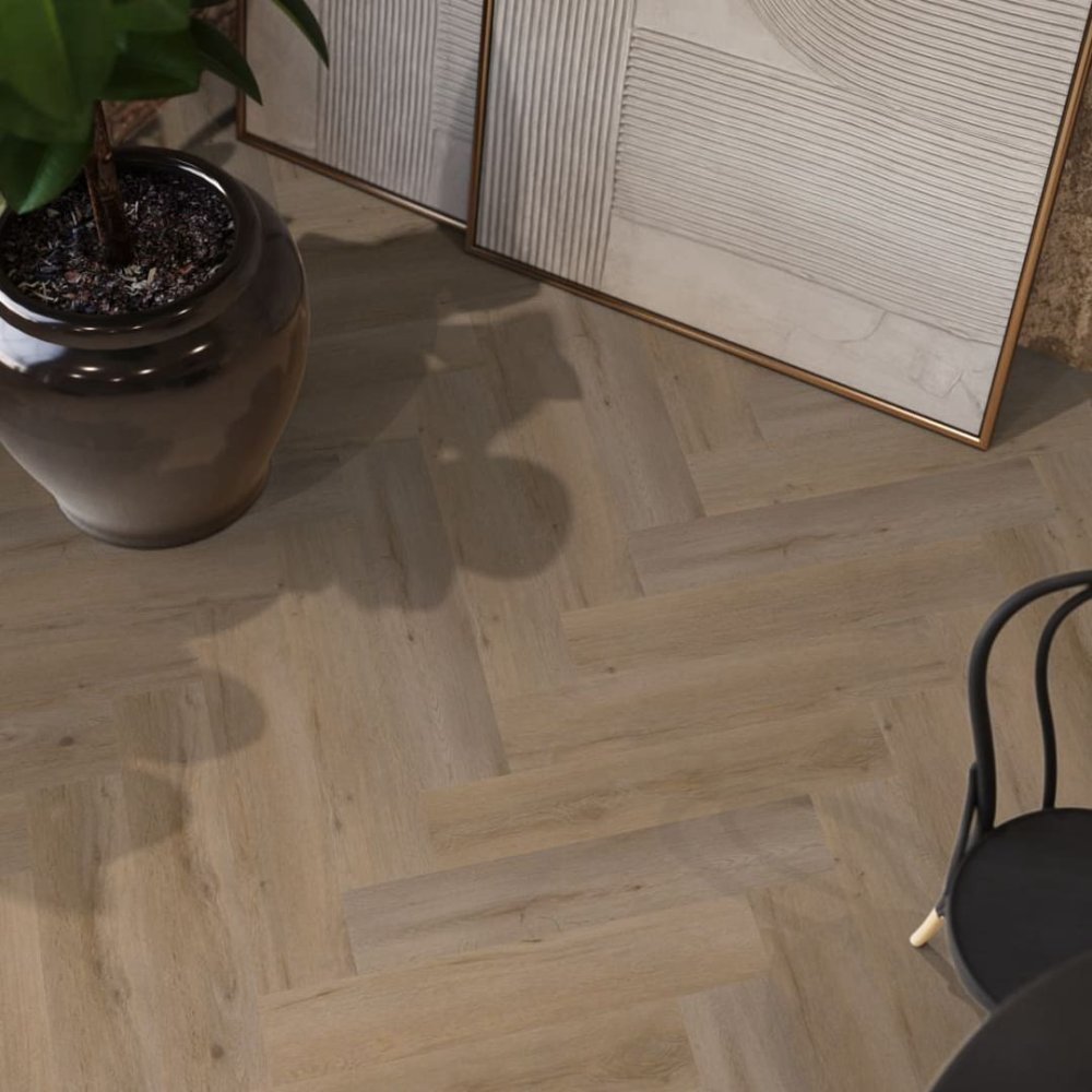 Floorlife YUP Leyton Visgraat Klik PVC Naturel - Floorlife
