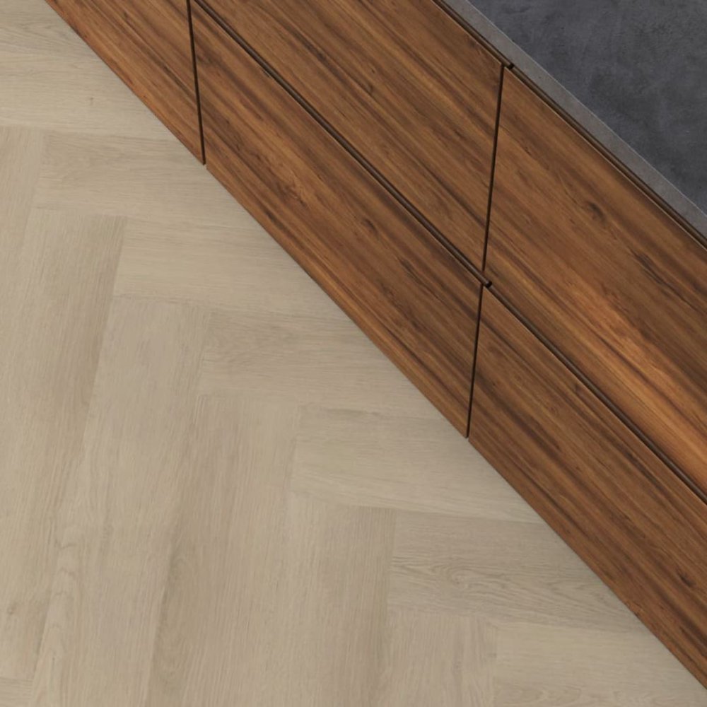 Floorlife YUP Merton Visgraat Klik PVC Beige - Floorlife