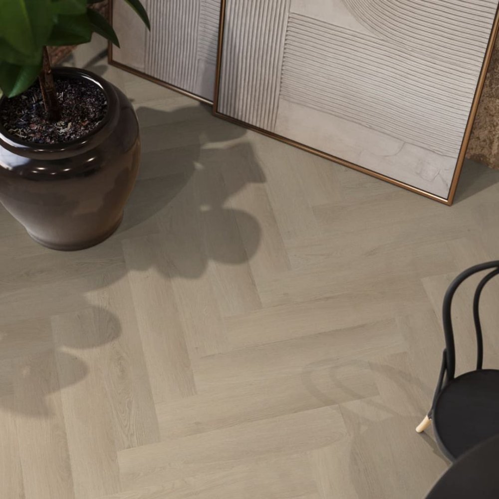 Floorlife YUP Merton Visgraat Klik PVC Beige - Floorlife