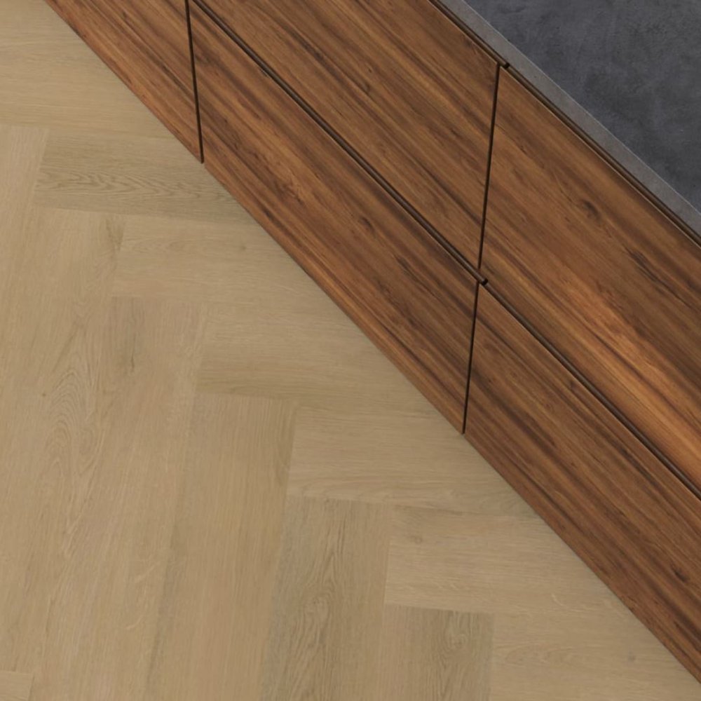 Floorlife YUP Merton Visgraat Klik PVC Licht hout - Floorlife