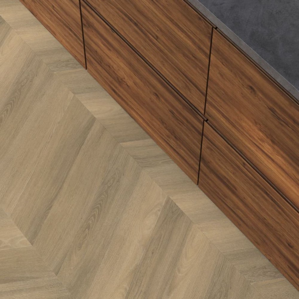 Floorlife YUP Paddington Hongaarse punt Plak PVC Naturel - Floorlife