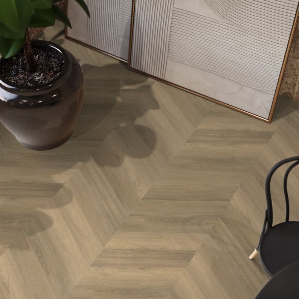 Floorlife YUP Paddington Hongaarse punt Plak PVC Naturel - Floorlife