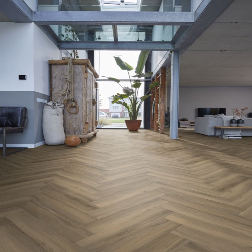 Floorlife YUP Paddington Visgraat Klik PVC Bruin - Floorlife