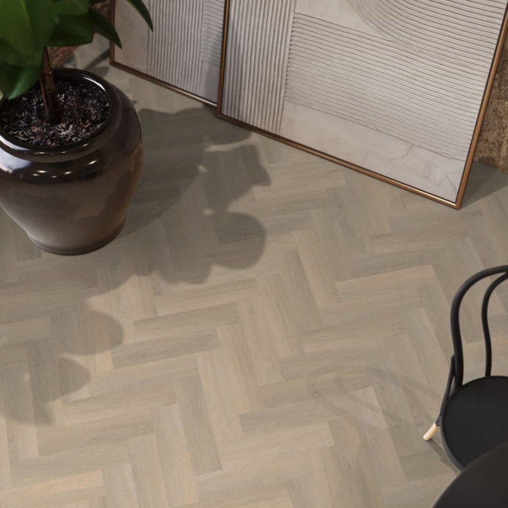 Floorlife YUP Paddington Visgraat Plak PVC Beige - Floorlife