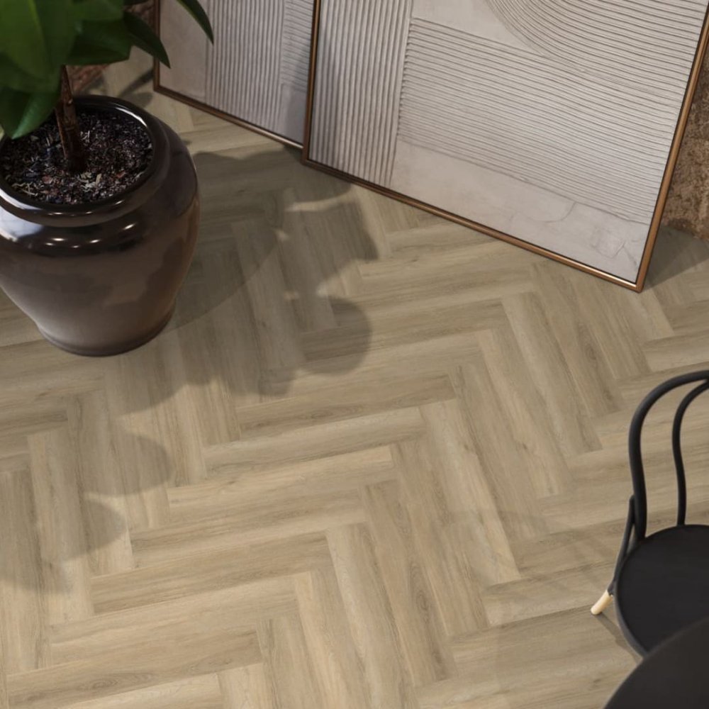 Floorlife YUP Paddington Visgraat Klik PVC Beige - Floorlife