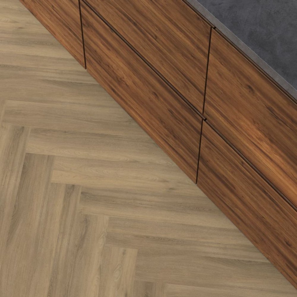 Floorlife YUP Paddington Visgraat Klik PVC Naturel - Floorlife