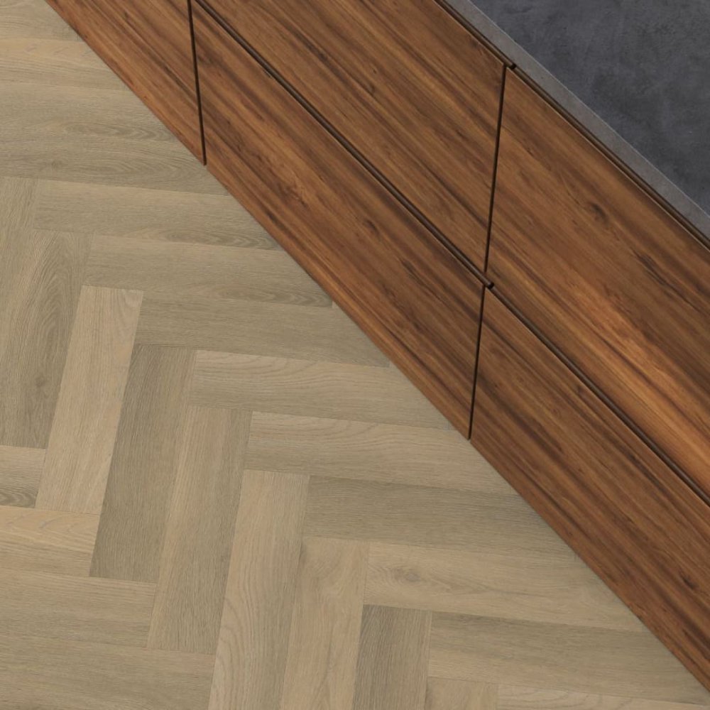 Floorlife YUP Paddington Visgraat Plak PVC Naturel - Floorlife