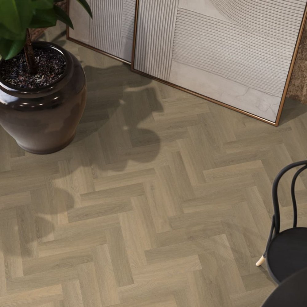 Floorlife YUP Paddington Visgraat Plak PVC Naturel - Floorlife