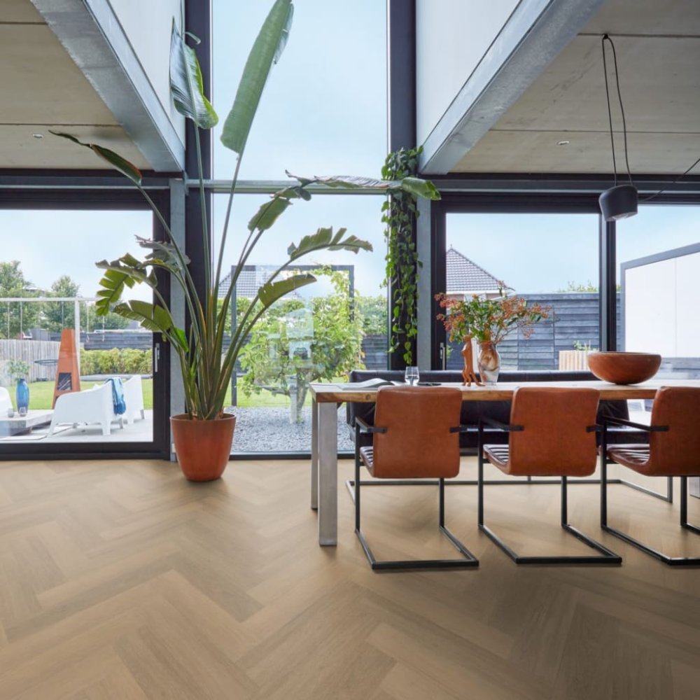 Floorlife YUP Sutton Visgraat Plak PVC Naturel - Floorlife