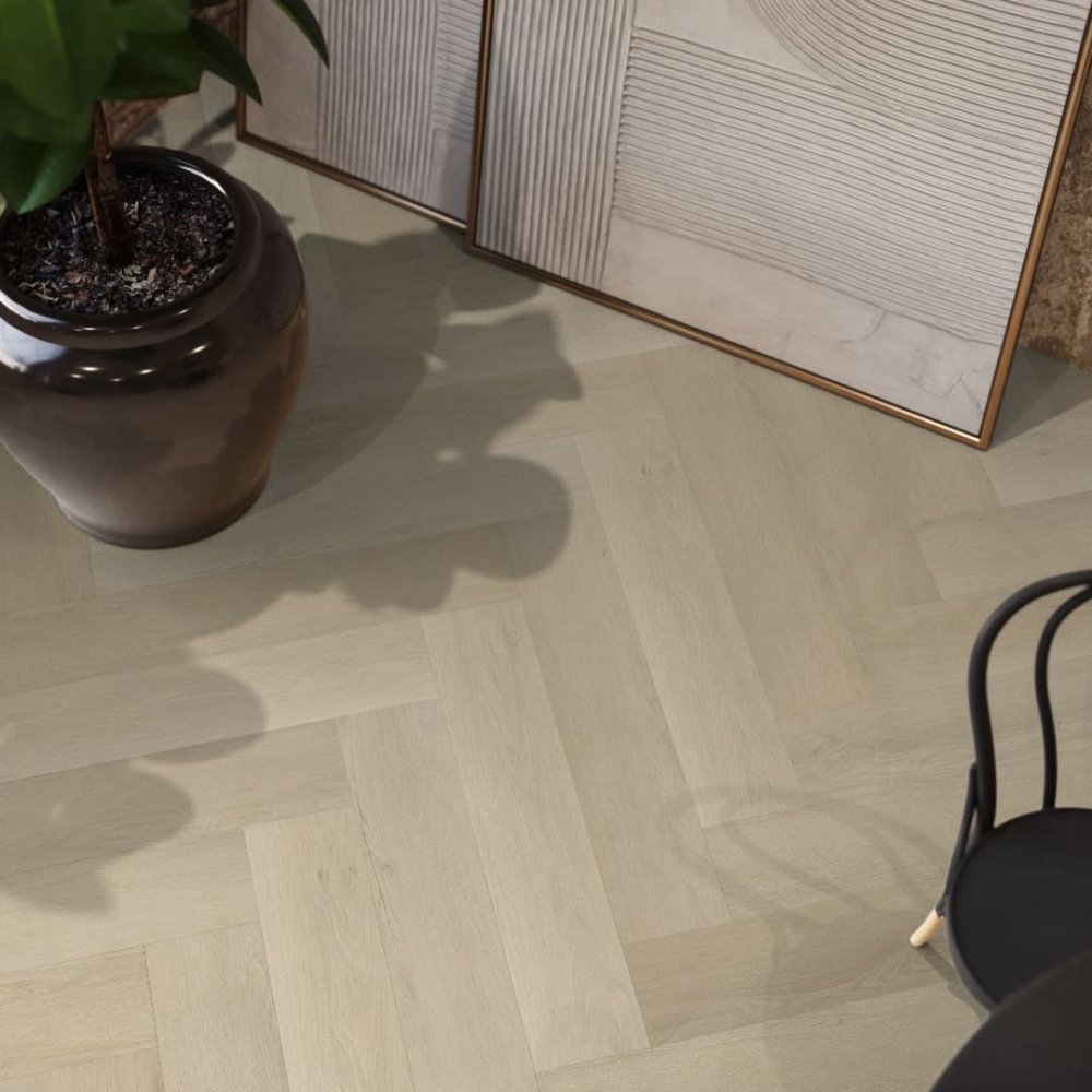 Floorlife YUP Visgraat Klik PVC Beige - Floorlife