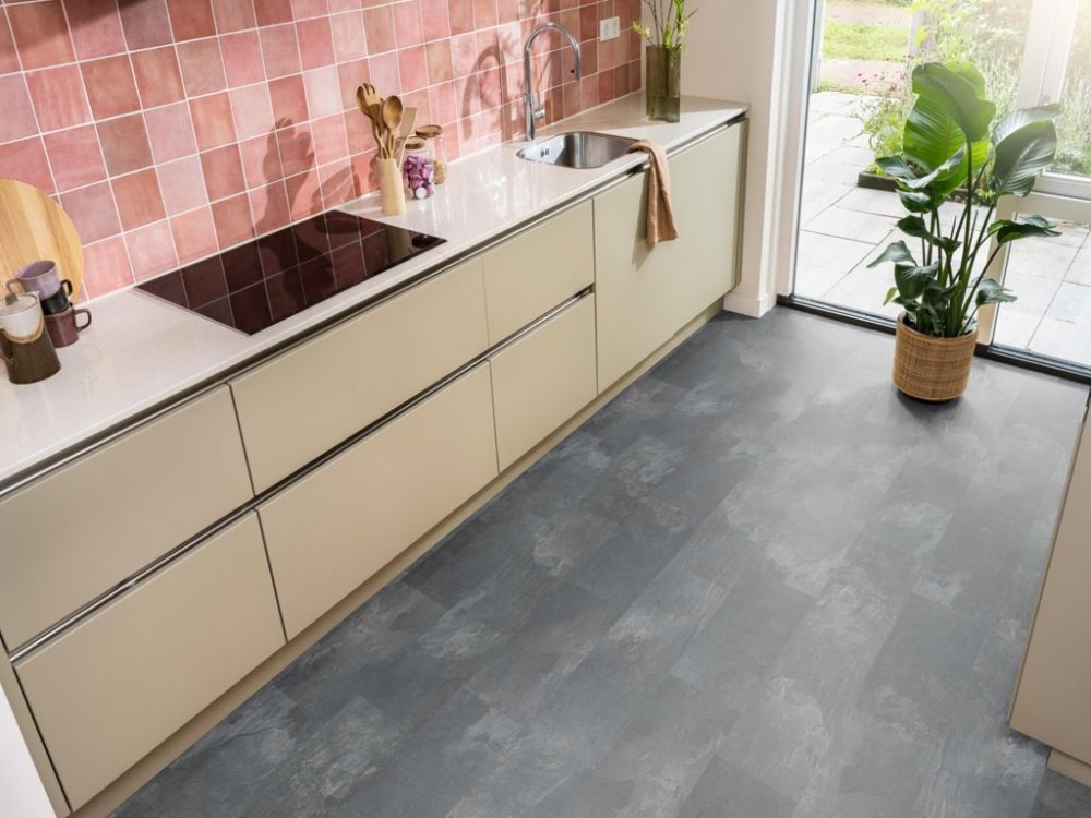 Ambiant Expression Aqua Rechte plank Laminaat Grijs