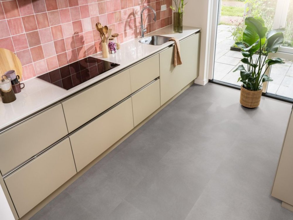 Ambiant Baroso Visgraat Klik PVC Grijs - Ambiant