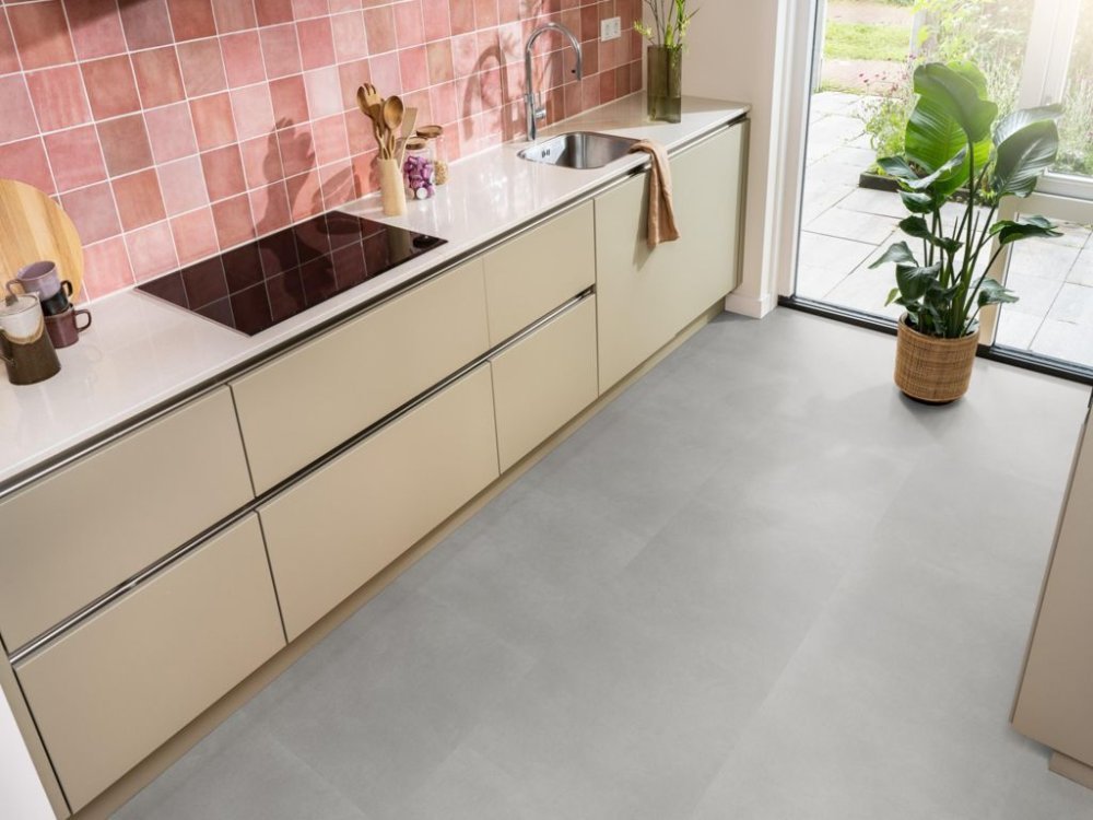 Ambiant Baroso Visgraat Klik PVC Grijs - Ambiant