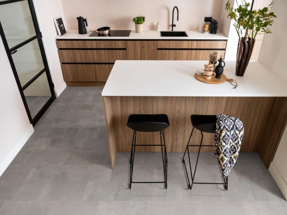 Ambiant Expression Aqua Rechte plank Laminaat Grijs - Ambiant