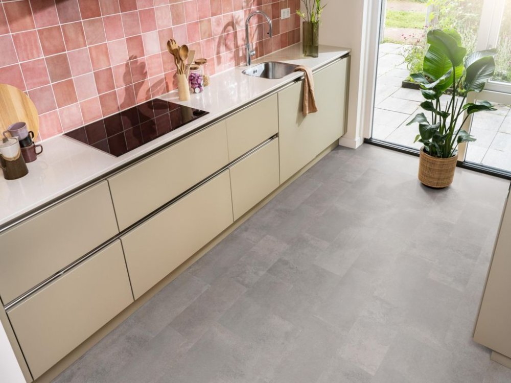 Ambiant Expression Aqua Rechte plank Laminaat Grijs